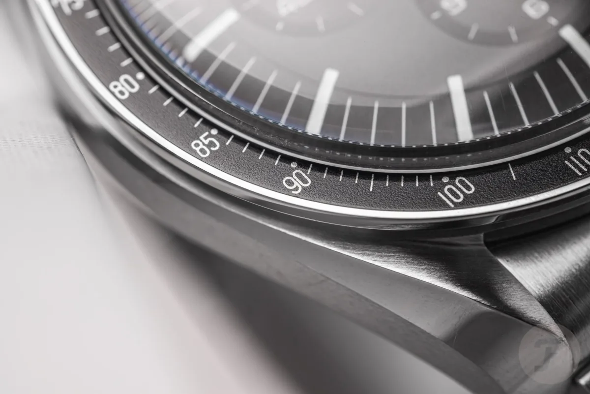 Classic Omega Speedmaster with Hesalite crystal.