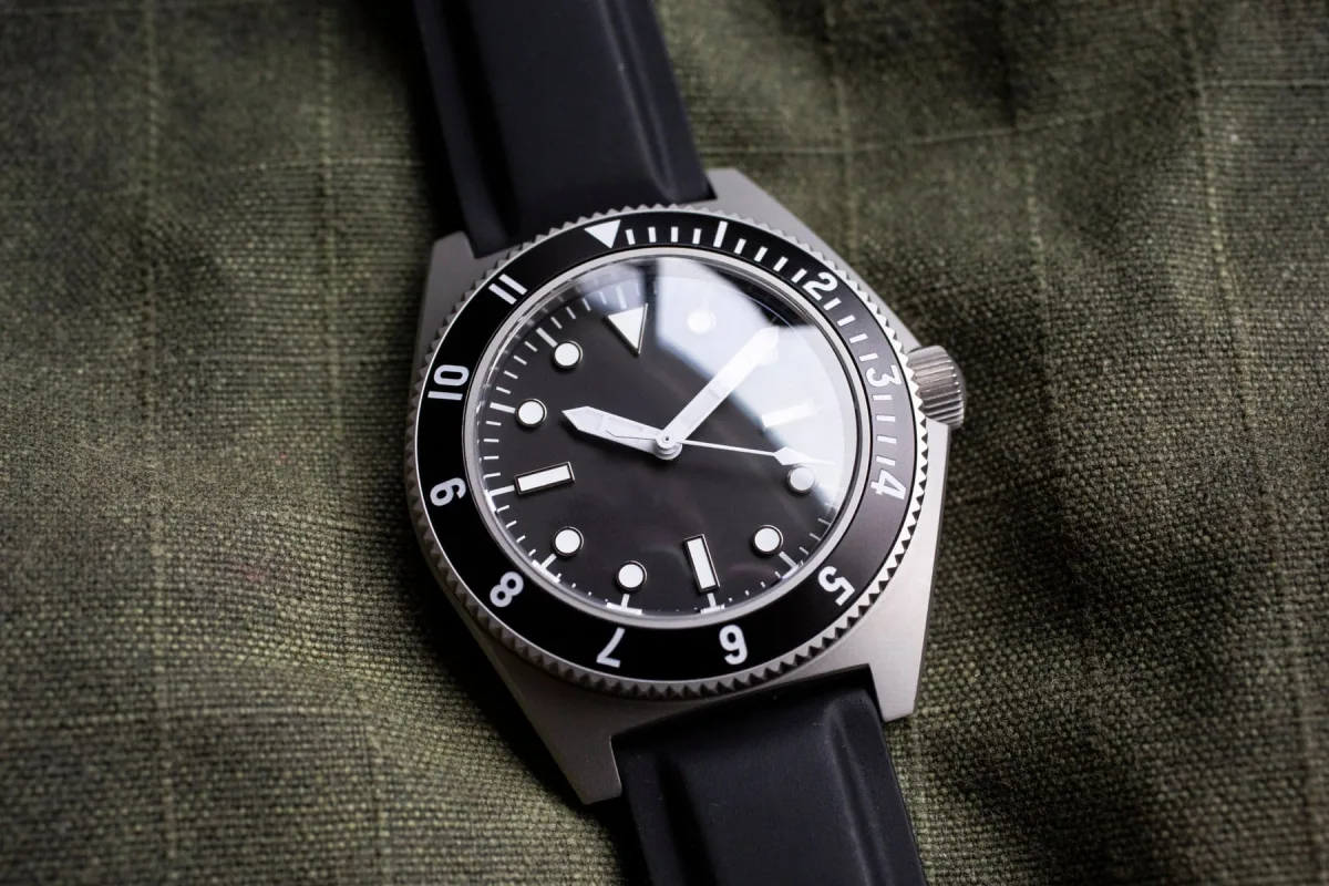 Modern collector appreciating minimalist watch design