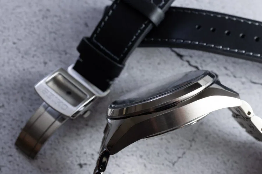 Seiko first wristwatch with stopwatch function.