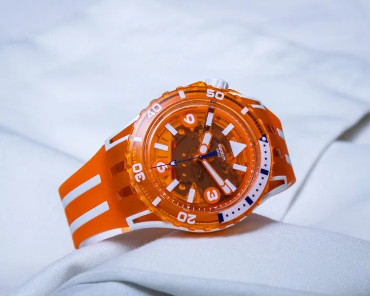 Swatch SCUBAQUA technical specifications and case details