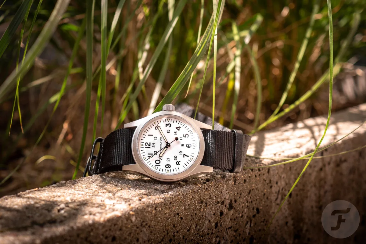 Hamilton Khaki Field Mechanical watch with black dial