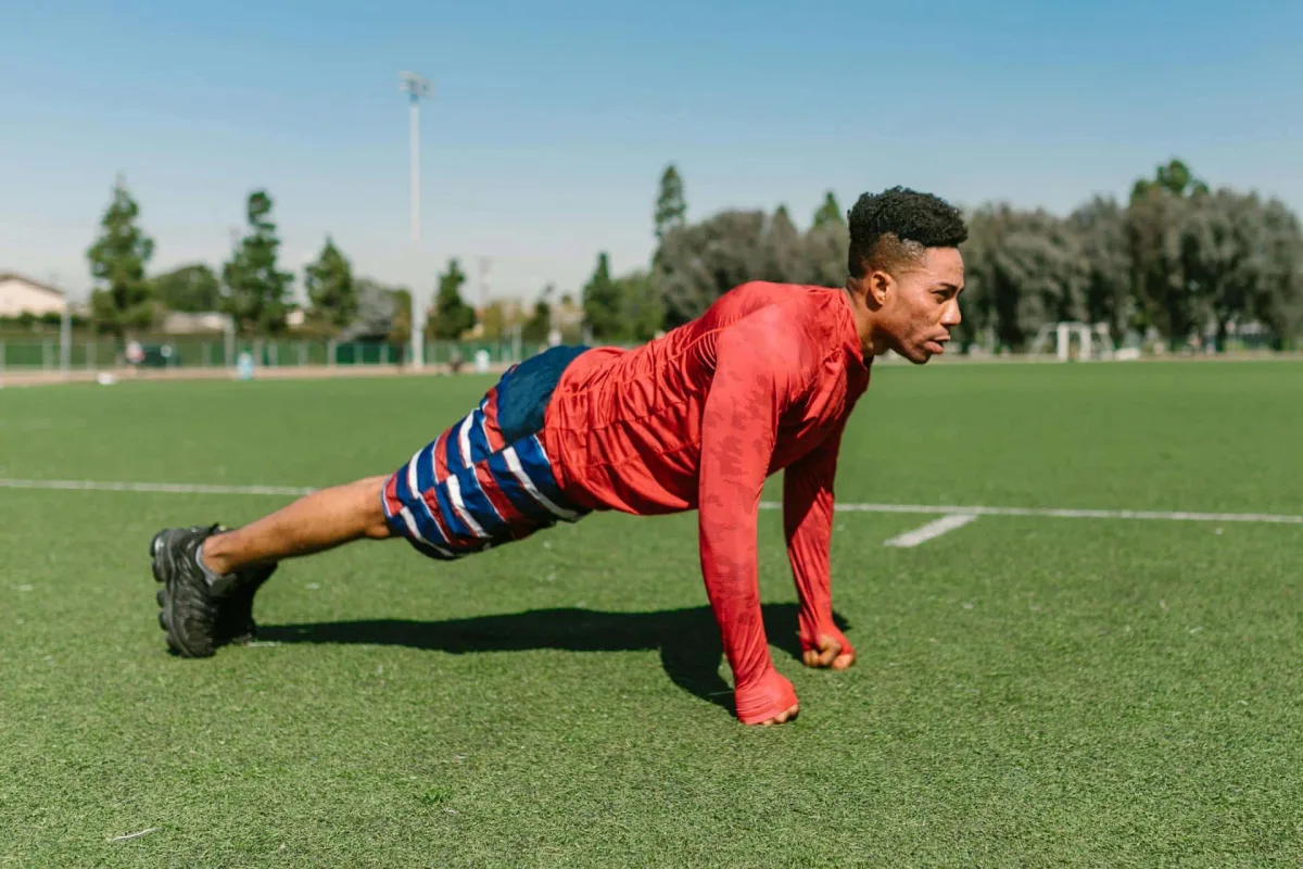 Knuckle push-ups for wrist strengthening