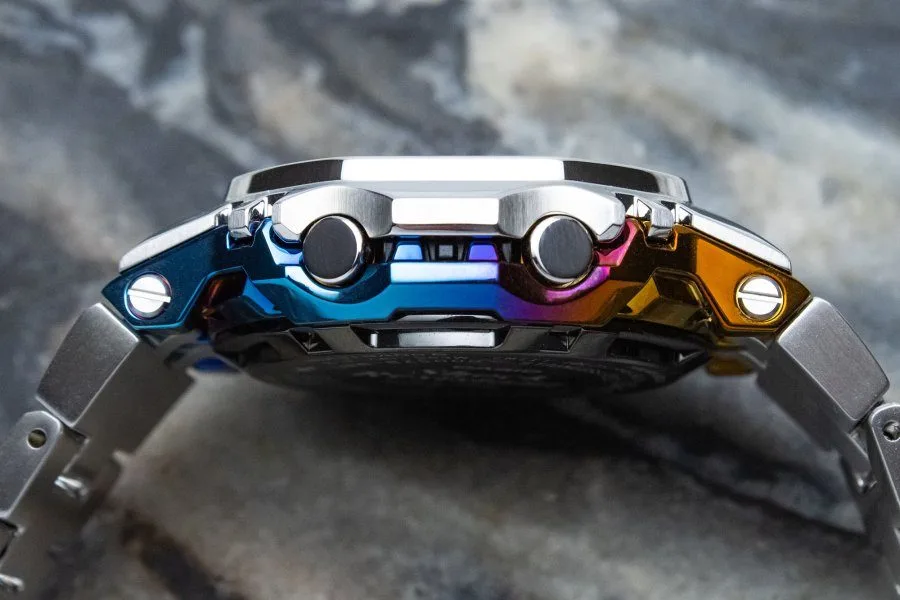 Side view of Casio G-Shock GMWBZ5000RC-1 showing case design