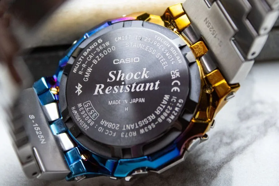 Back view of Casio G-Shock GMWBZ5000RC-1 with bracelet