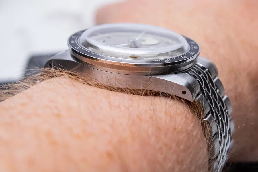 Baltic Scalegraph tachymeter scale bezel