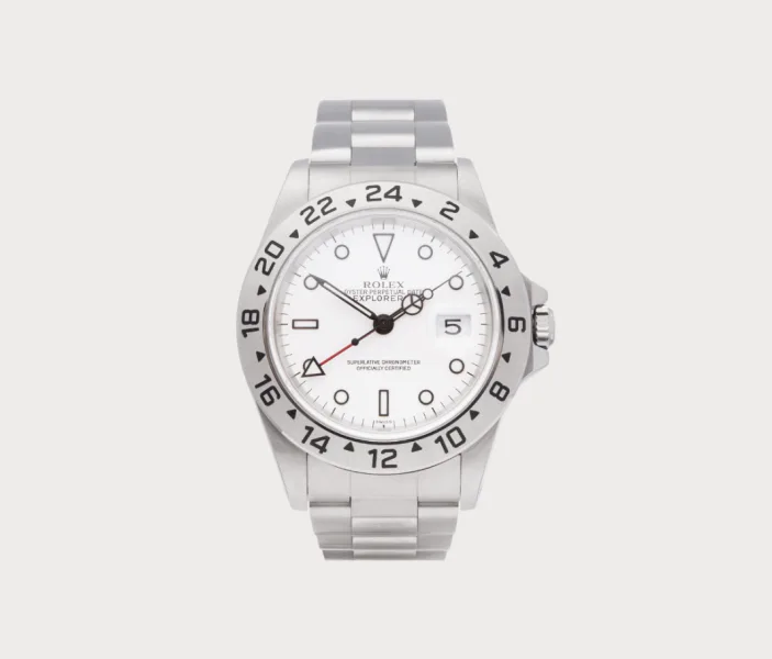Rolex Explorer II 16570 with Polar white dial