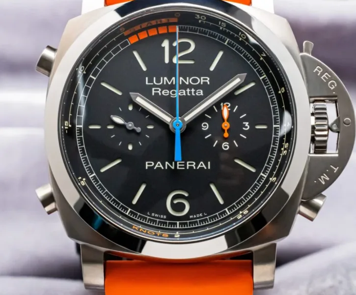 Panerai Luminor 1950 Regatta Rattrapante with black DLC-coated case