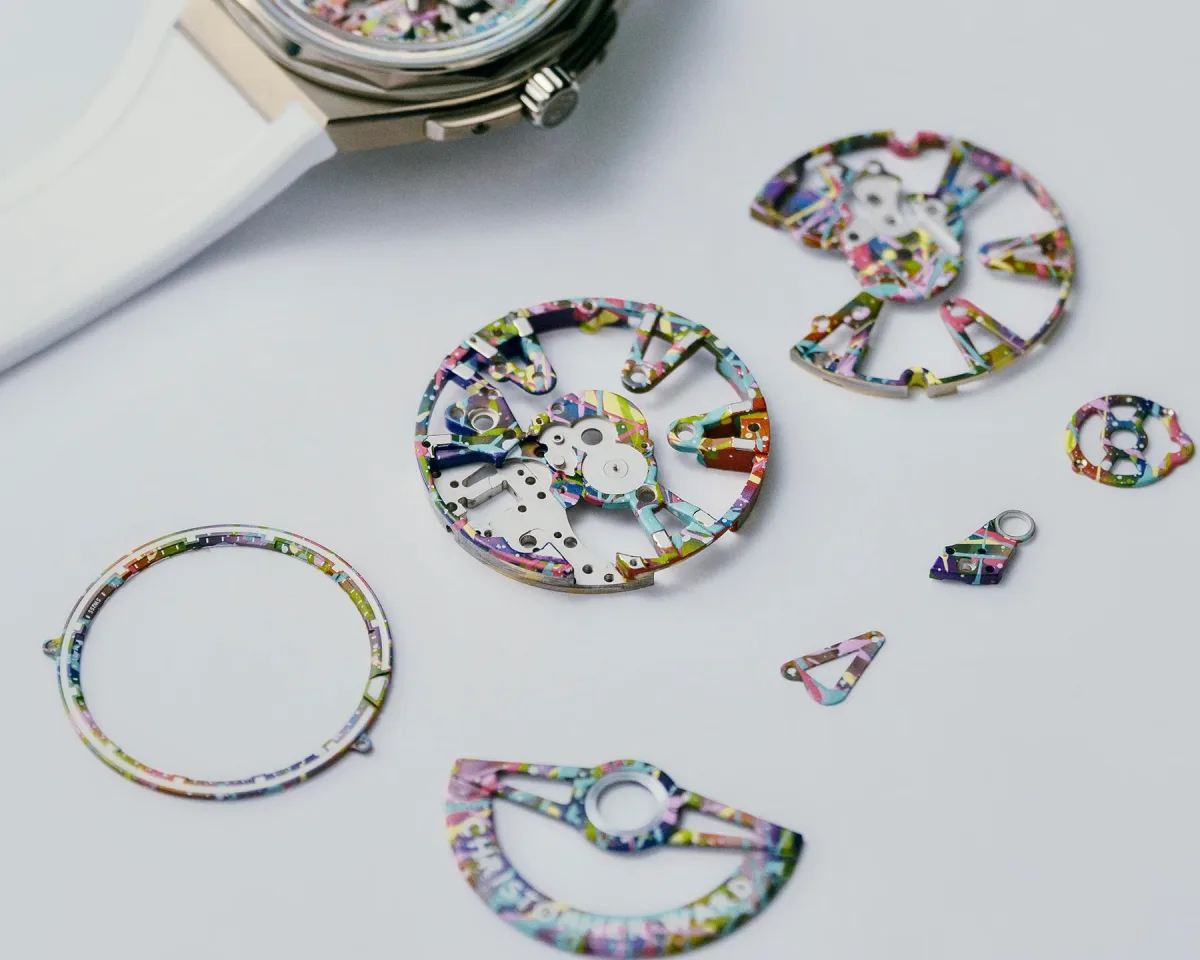 Unique hand-painted parts by The Dial Artist
