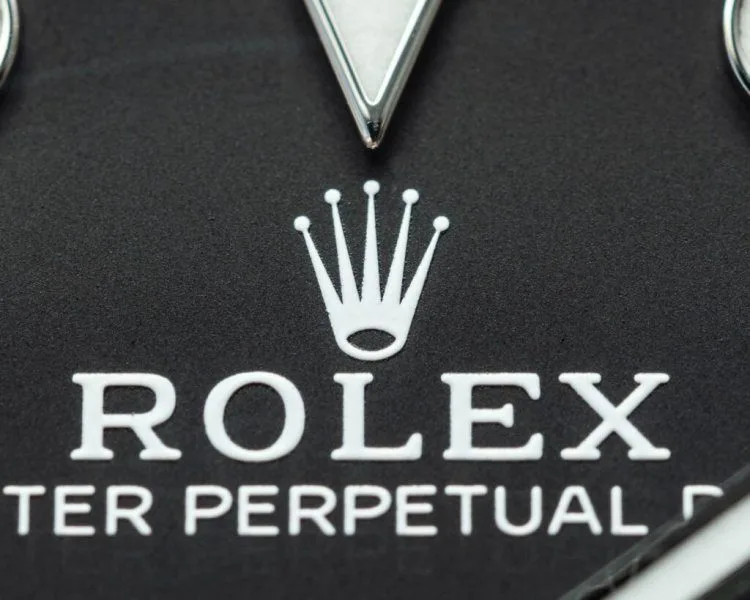 Close-up of a watch bracelet