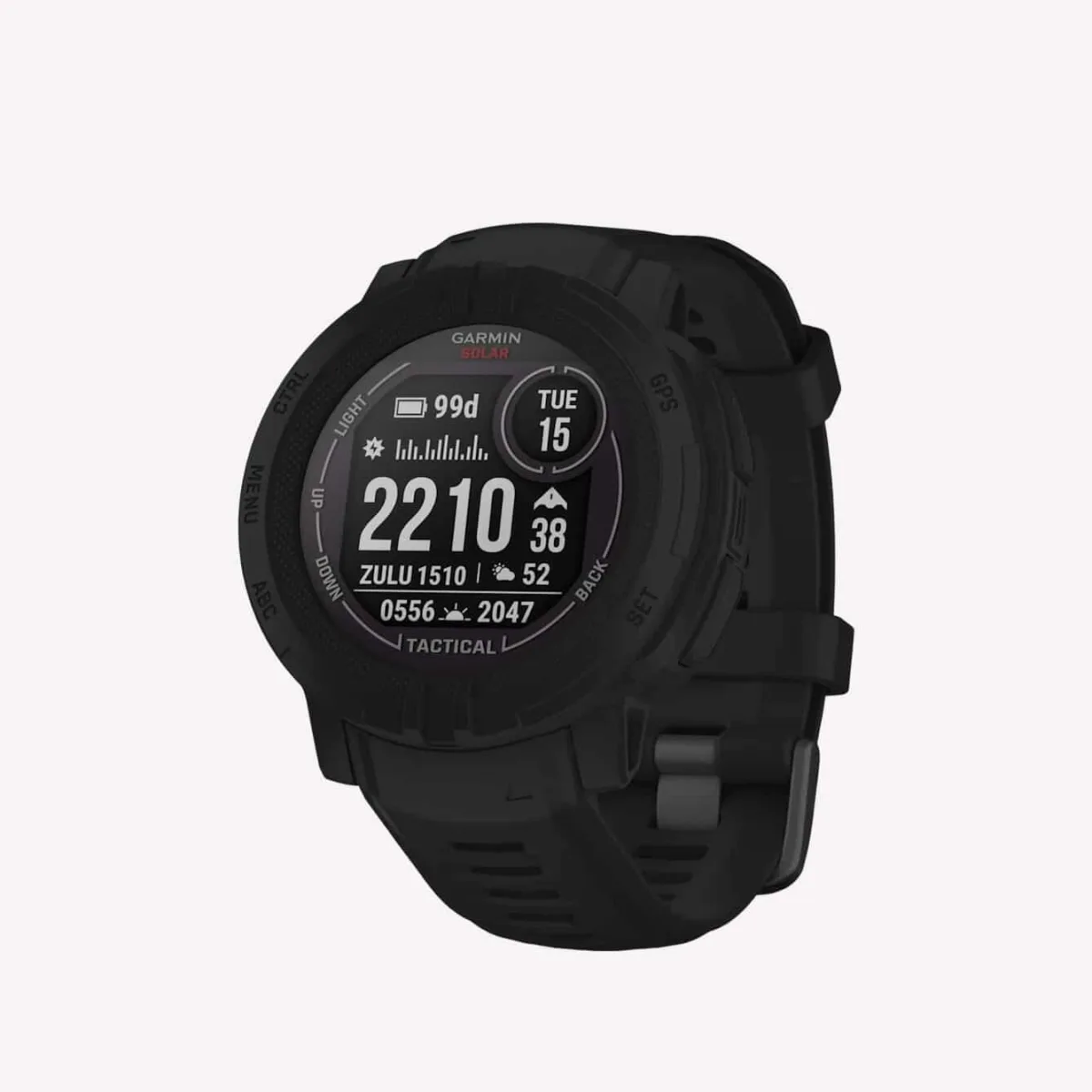Garmin Instinct 2 Solar watch with solar charging