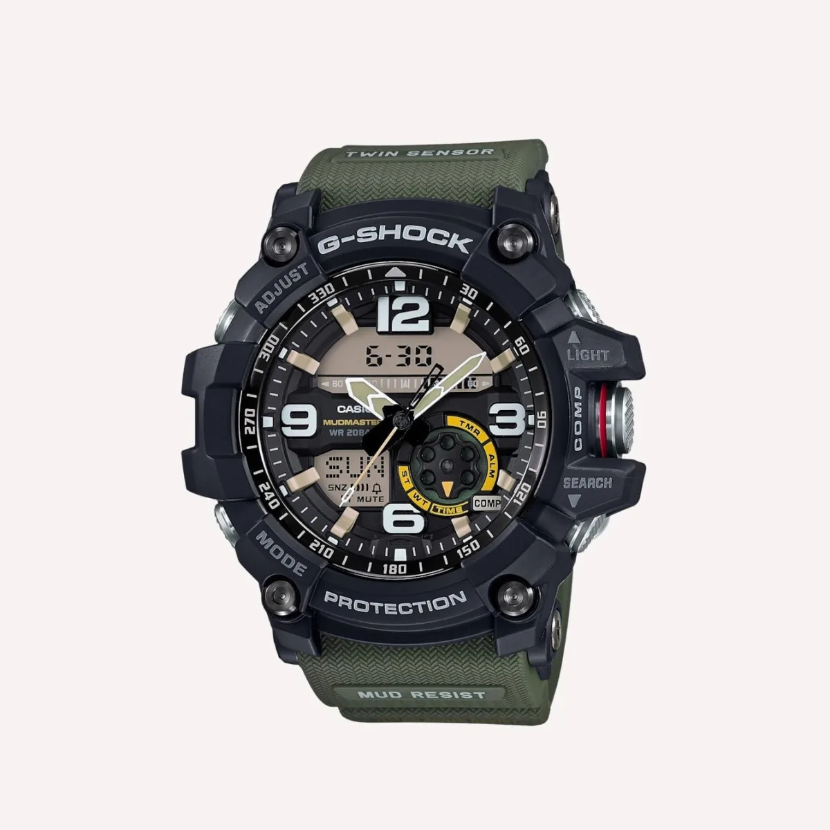 Casio Mudmaster watch, rugged and durable