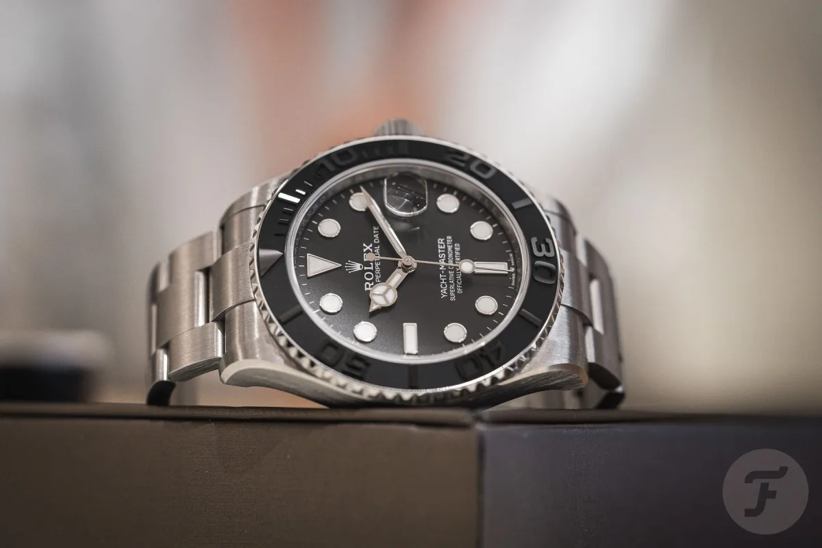 Close-up of the Rolex Yacht-Master 42