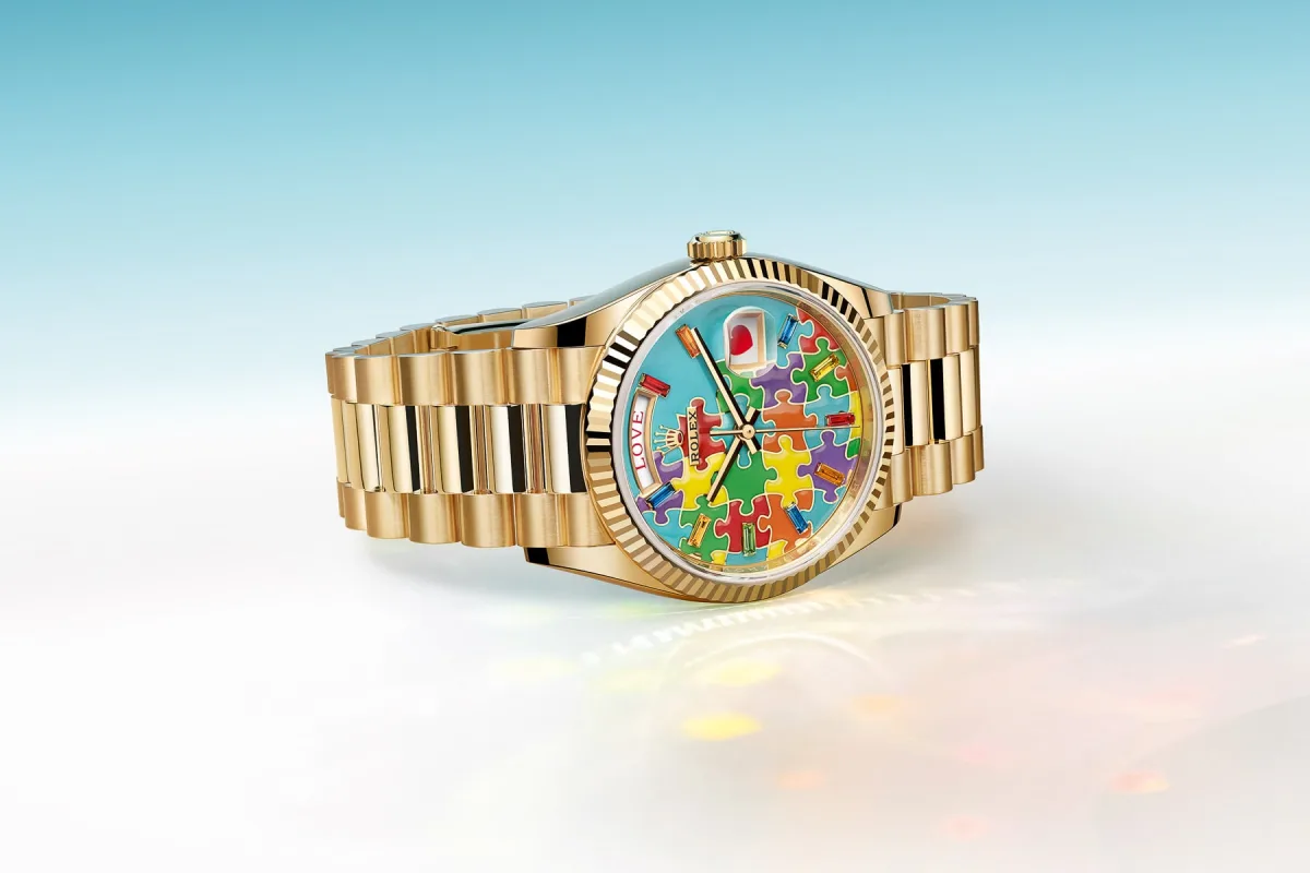 Rolex Day-Date Jigsaw Puzzle with emojis