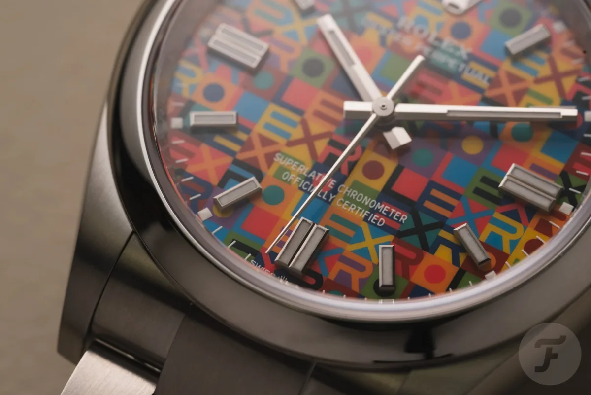 Rolex modern Jubilee colorful dial