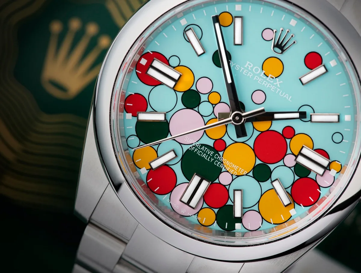 Rolex Oyster Perpetual Celebration watch on wrist