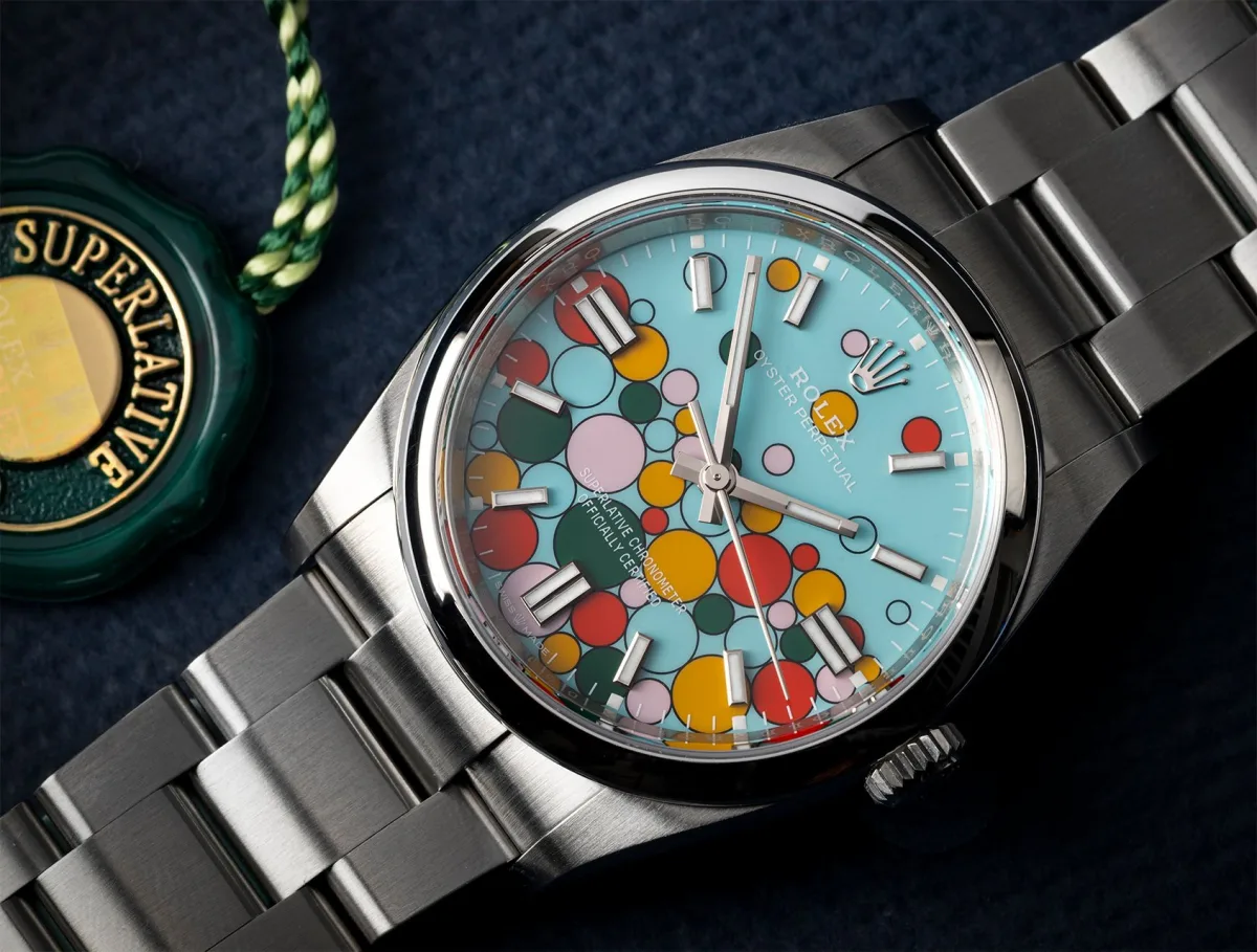 Rolex Oyster Perpetual Celebration light blue dial