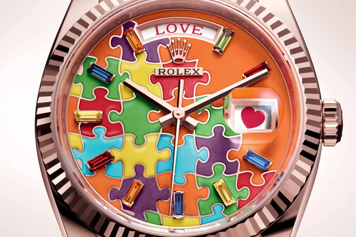 Rolex Day-Date Jigsaw Puzzle detailed view