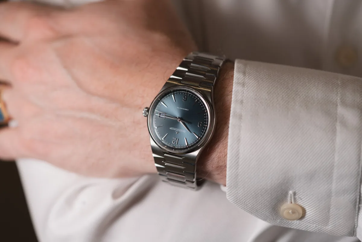 Close-up of Jaeger-LeCoultre Master Control dial