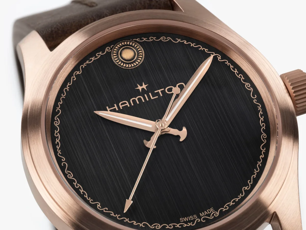 Bronze case of Hamilton Khaki Field Auto The Odyssey Limited Edition