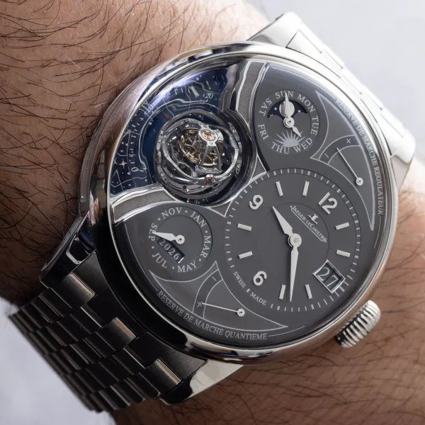 Jaeger-LeCoultre Duometre Heliotourbillon Perpetual Calendar in platinum