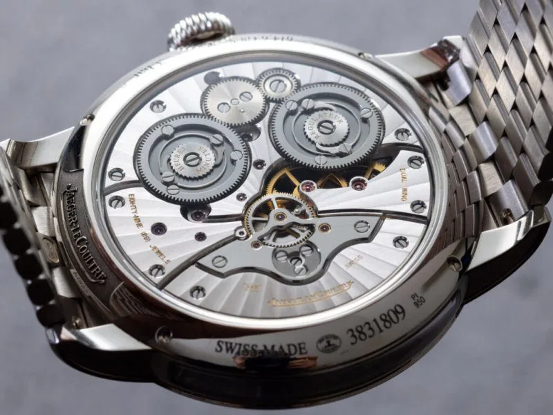 View of the Duometre Heliotourbillon's dial components