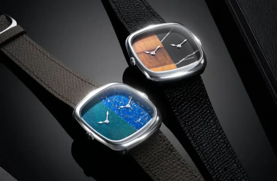 Baltic Heures du Monde with stone dials