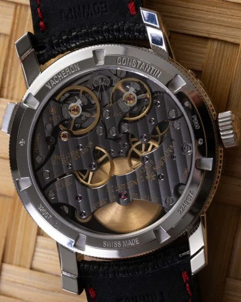 Close-up of the Vacheron Constantin calibre 3610 QP mechanism