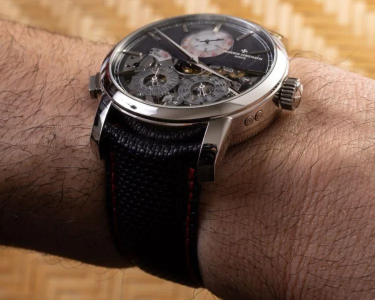Perpetual calendar feature in Vacheron Constantin Traditionelle Twin Beat