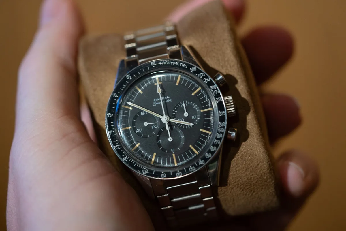 Wrist chronograph testing at NASA