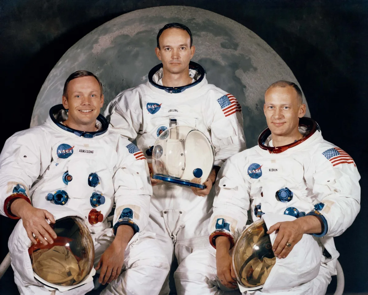 Ed White with two Speedmaster watches during spacewalk