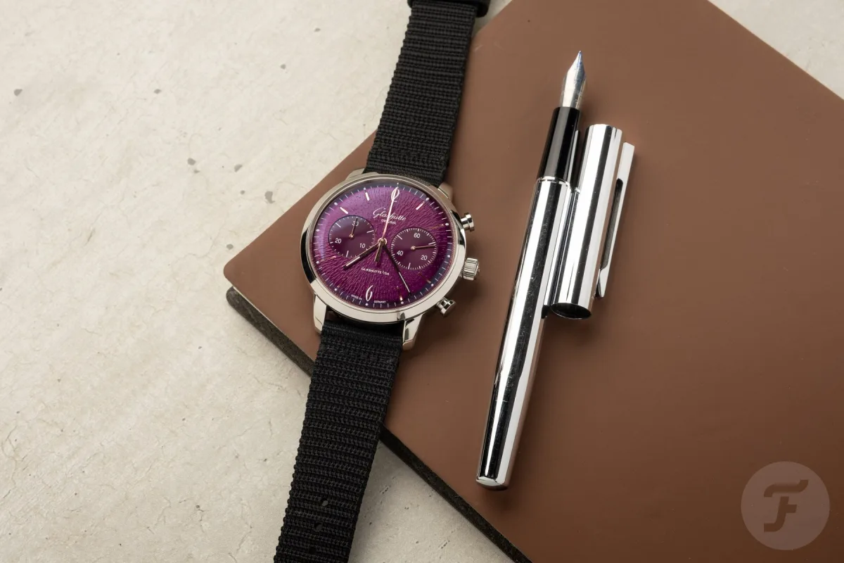 Stylish finish of Glashütte Original Sixties Chronograph