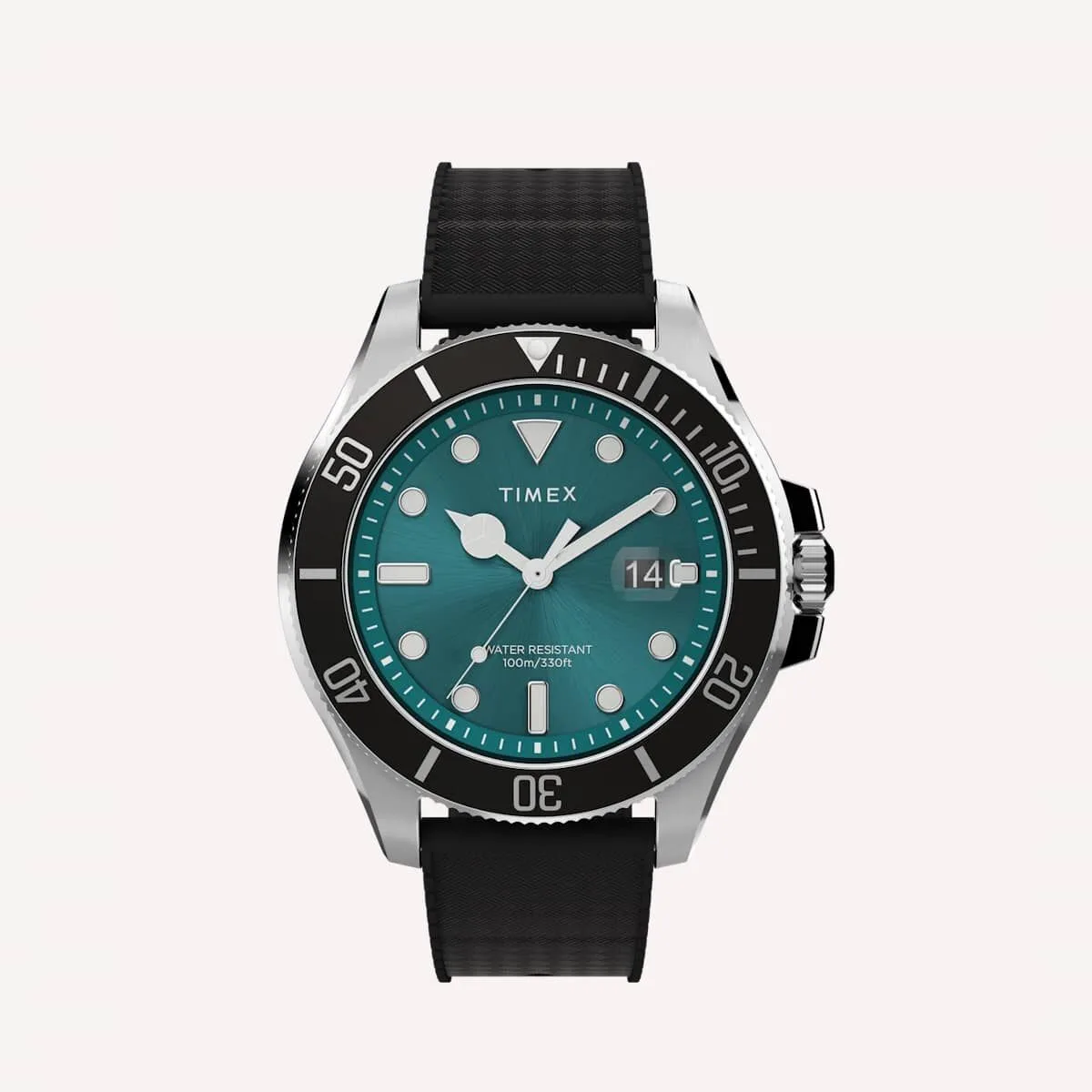 Timex TW2V91700 with turquoise dial and vintage design
