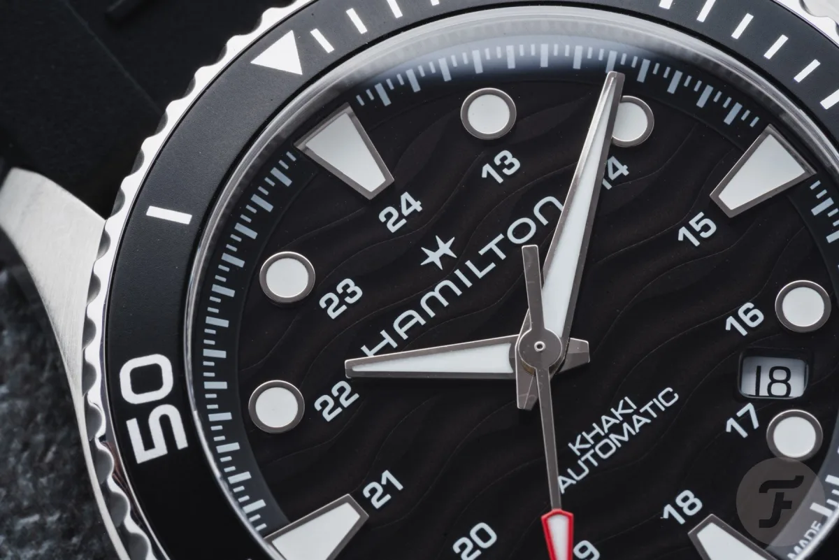 Hamilton Khaki Navy Scuba with 13-24 hour scale