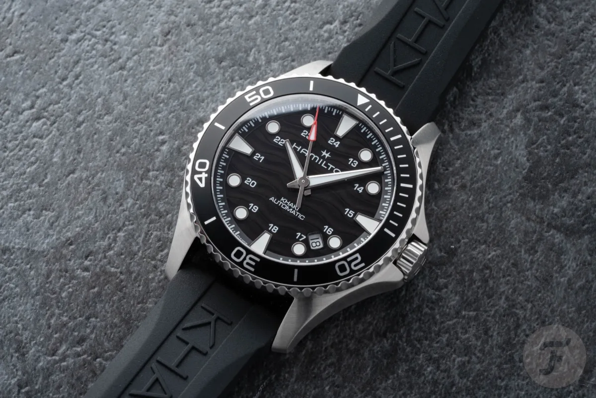 Hamilton Khaki Navy Scuba Auto with blue bezel