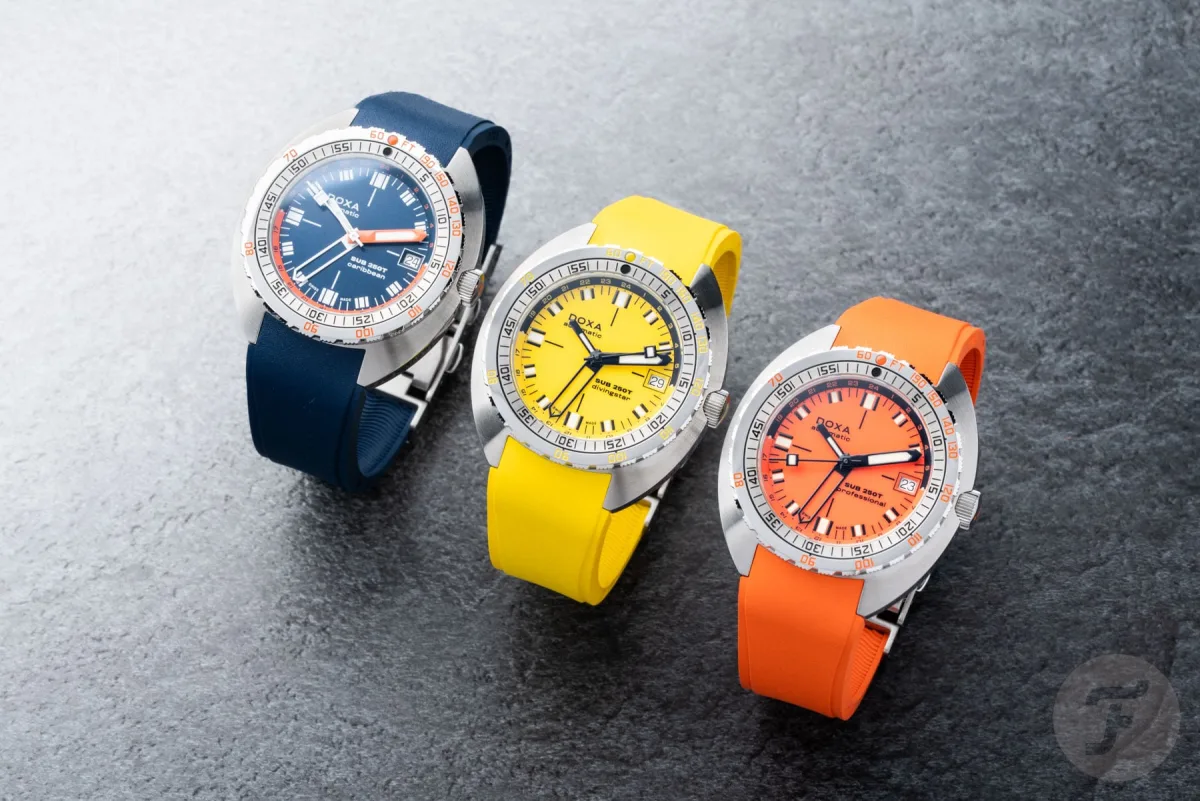 Doxa Sub 250T GMT with orange dial