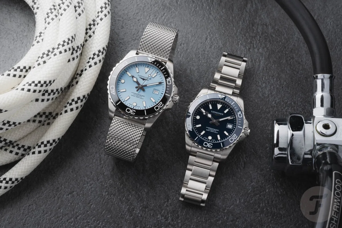 Longines Hydroconquest with icy blue dial