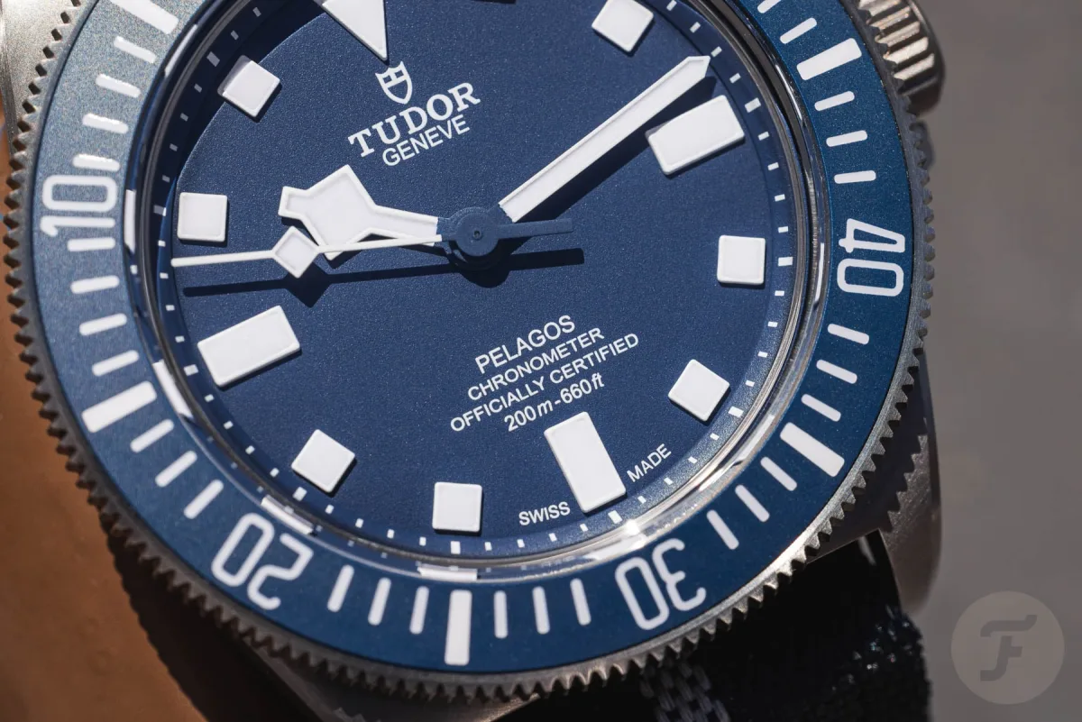 Tudor Pelagos FXD fabric strap detail