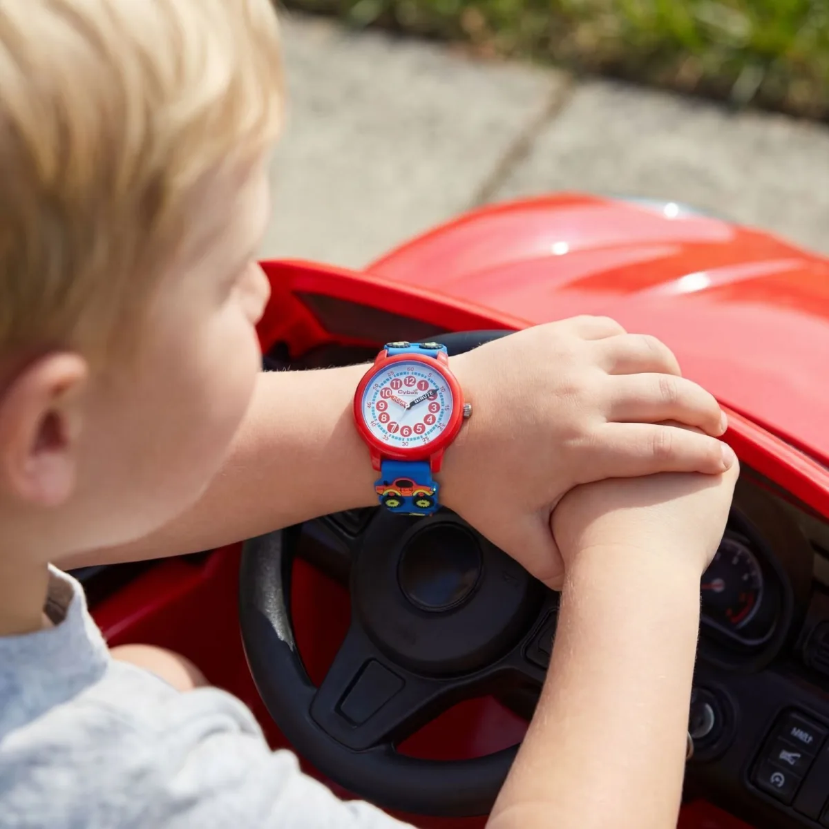 Cybex Big Cars watch with colorful design