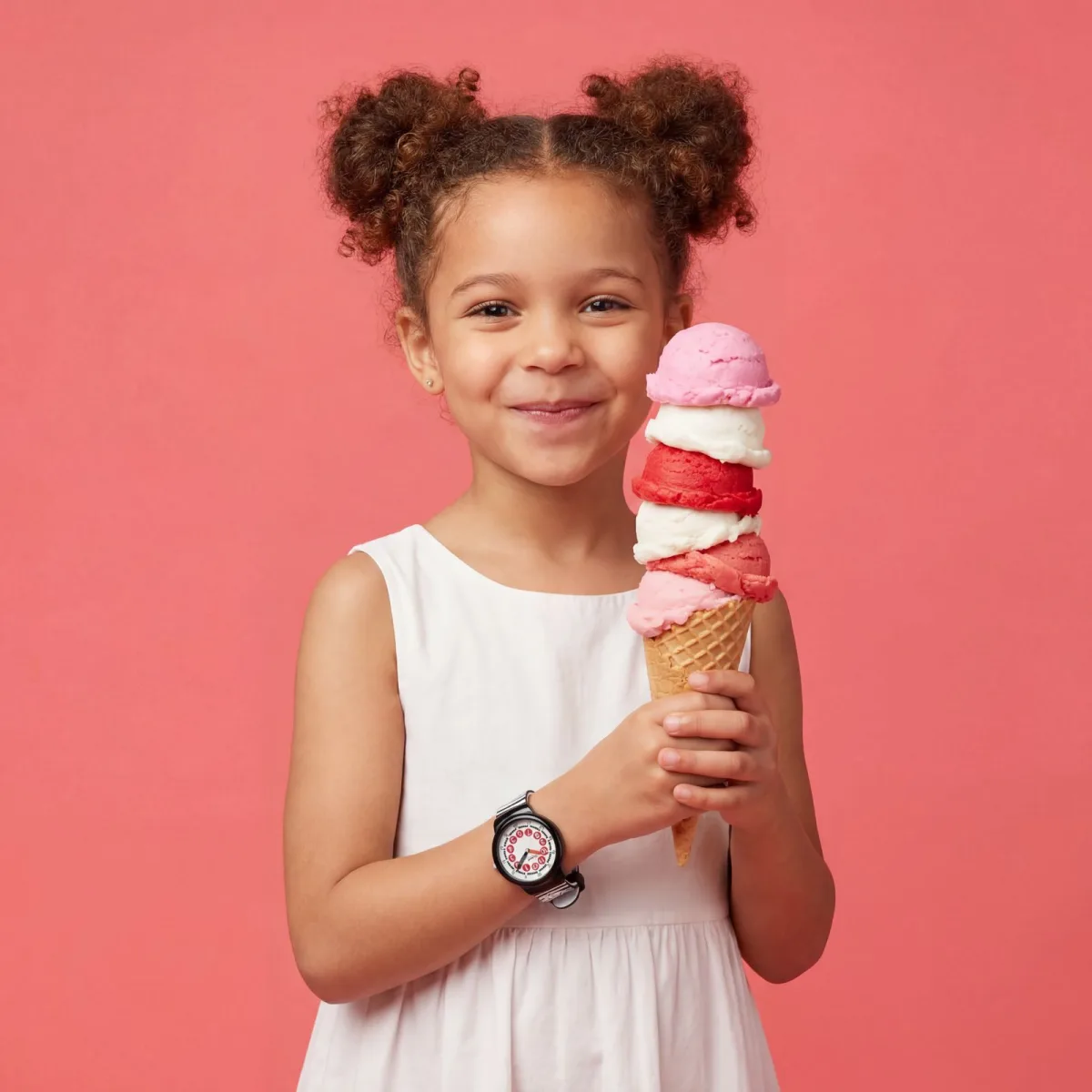 Cybex Zebra watch on child at beach