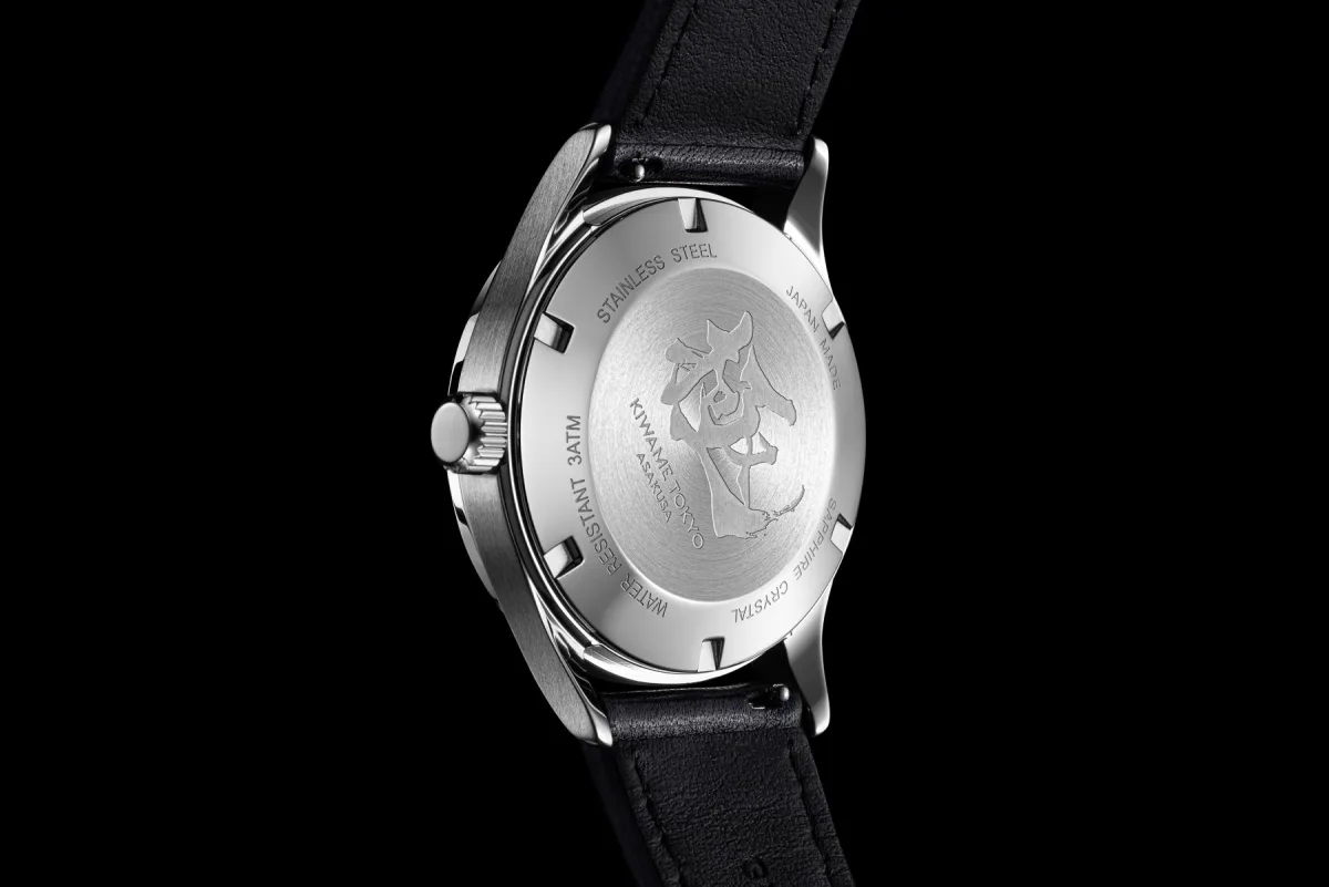 Close-up of Kiwame Tokyo Kubo's Tetsukon dial with Breguet-style numerals.