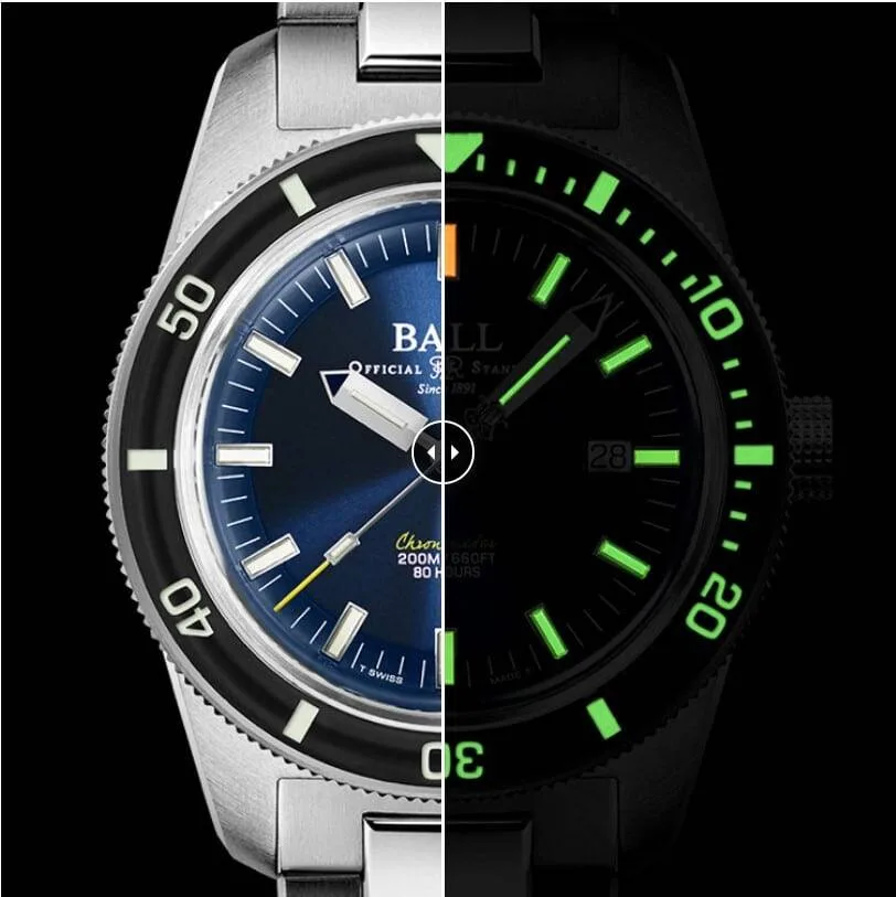 Watch dial with tritium gas tubes