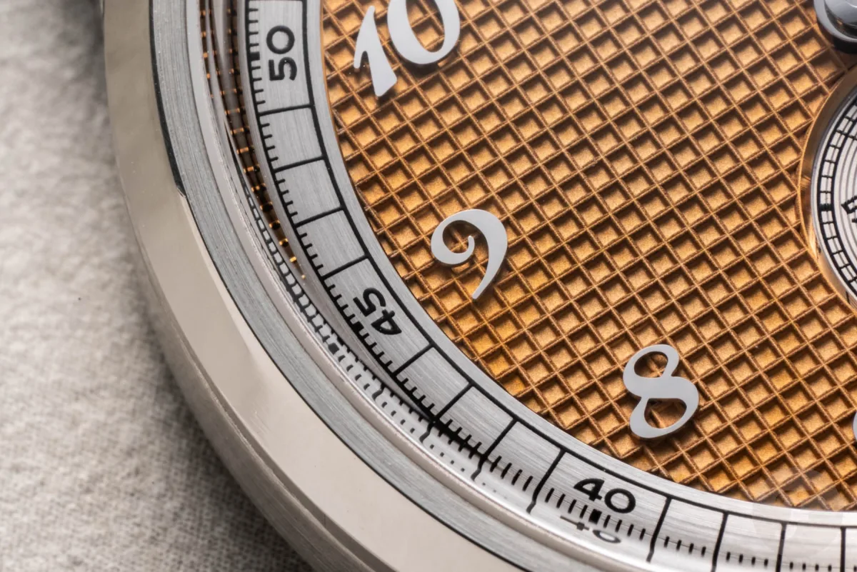 best July 2026 watches releases — Lebois & Co Heritage Atelier Small Seconds Stroopwafel dial detail