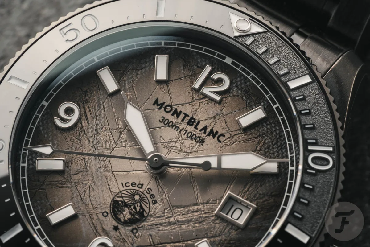 Montblanc Iced Sea watch case and dial design