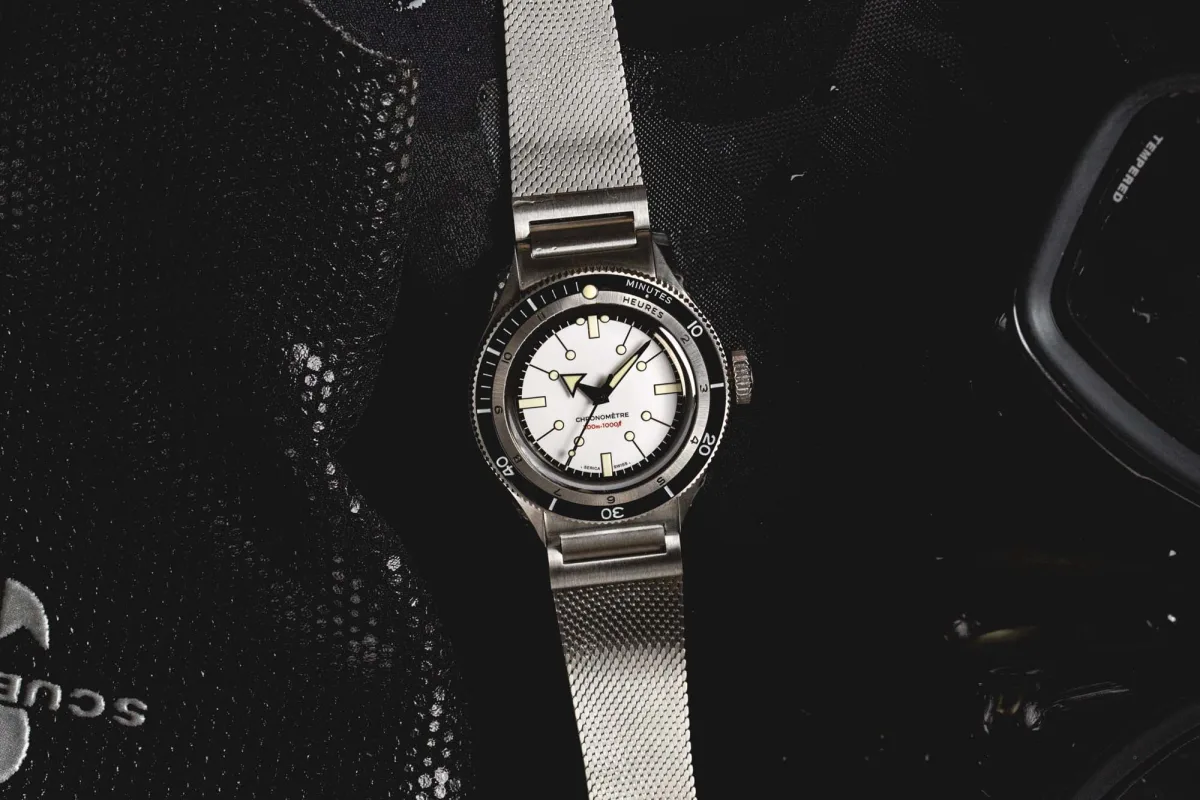 Lorca Model No. 1 GMT bracelet with micro-adjustment