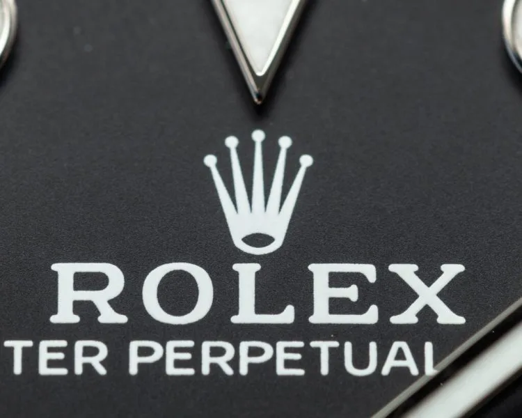 Rolex Yacht-Master 42 crown and text detail