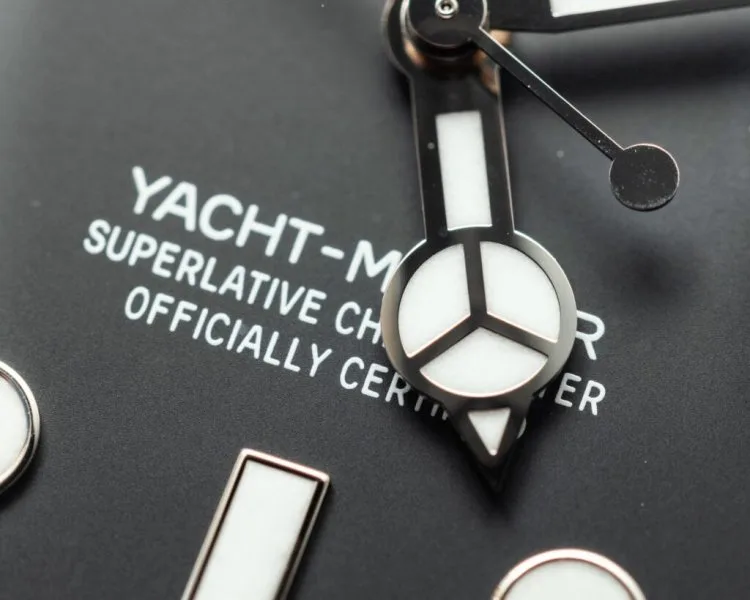 Rough finishing on Rolex Yacht-Master 42 case