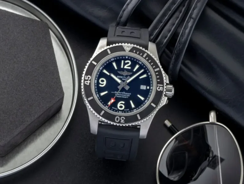 Breitling Superocean dive watch with sporty design