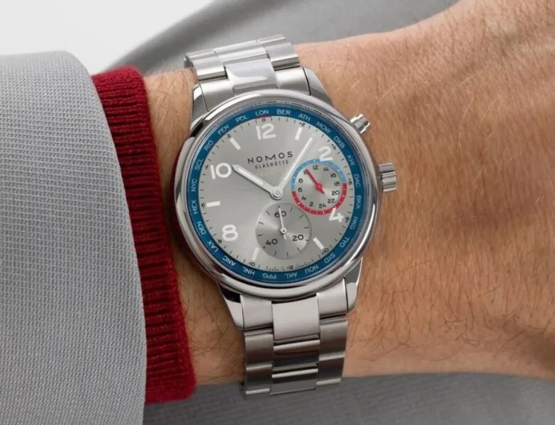 NOMOS Club Sport Neomatik World Timer with world time function