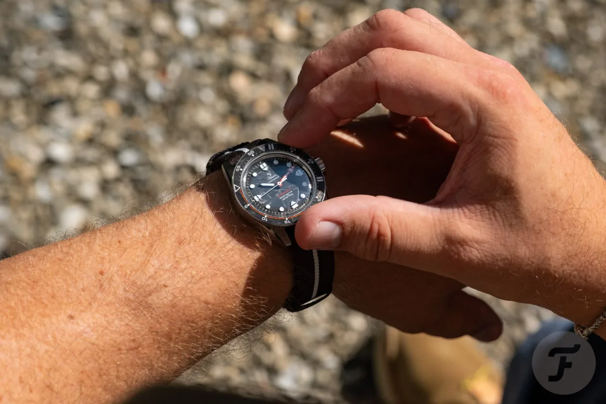 Yema Navygraf Barracuda CMM.20 on wrist