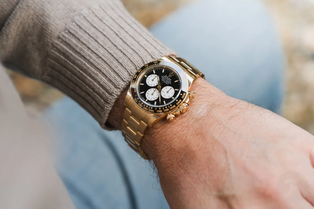 Rolex 4132 caliber with gold rotor